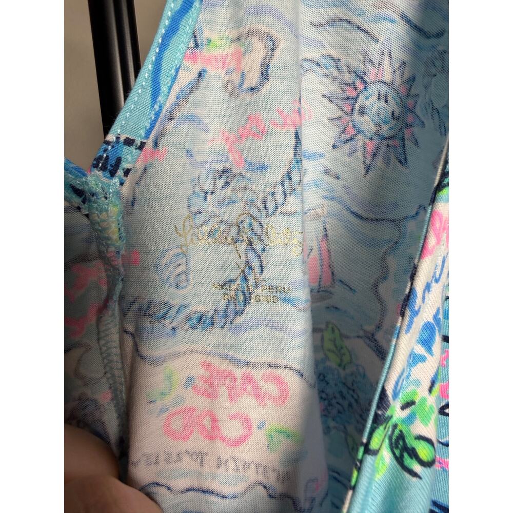 Lilly Pulitzer Cape Cod Kristen Swing Dress 100% Pima Cotton Size XL - Picture 5 of 8